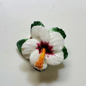 Vintage Artone Bone China Hibiscus Flower- Made in England